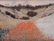 Claude Monet, Poppy Field in a Hollow Near Giverny